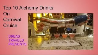 Top 10 Alchemy Bar Drinks on Carnival [upl. by Dranal]