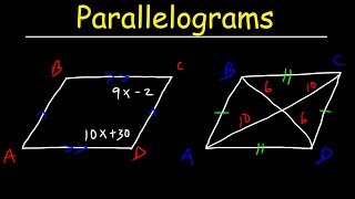 Parallelograms  Geometry [upl. by Cherry]