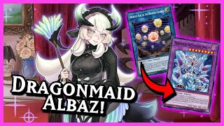 Branded Dragonmaids are AMAZING Dragonmaid Albaz Strike Deck Profile [upl. by Gladdie]