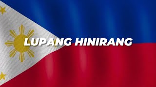 Lupang Hinirang  National Anthem of the Philippines [upl. by Naitsabas]