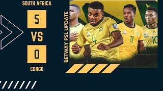 Live  Bafana Bafana VS Congo Afcon Qualifier 50 FULL TIME [upl. by Lindley]