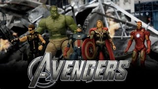 THE AVENGERS  STOP MOTION [upl. by Gwenora802]