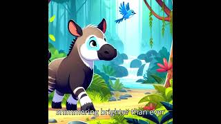 Ollie the Okapi’s Secret Adventure  Magical Forest Story for Kids [upl. by Naedan216]