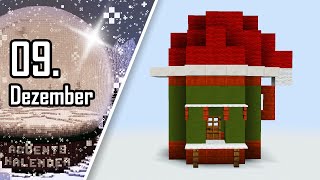 9 Türchen  Glühweinstand bauen Minecraft deutsch  Minecraft Adventskalender [upl. by Aliab]