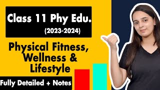 Physical FitnessWellness and Lifestyle Class 11 One Shot  Class 11 Physical Education Chapter 5 [upl. by Thorma]