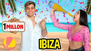 24 HORAS DE FIESTA EN IBIZA especial millón de seguidores [upl. by Savihc720]