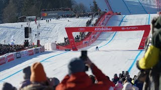 KitzHighlights 87000 Fans bei den HahnenkammRennen 2024 [upl. by Rodrick]