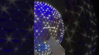 the Epcot ball at night 🥹🤍 epcot disneyparks disney disneyworld wdw shortsviral orlando [upl. by Ahsier]