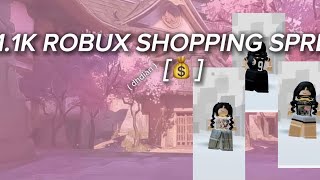 BACK IT IT AGAIIN 11K ROBLOX SHOPPING SPREE 💰 ‘11K800’  DHDIAN STYLE [upl. by Nosidda]