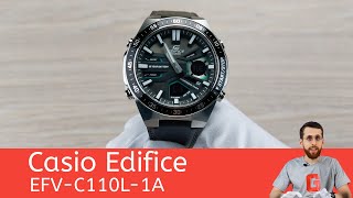 Динамика драйв и записная книжка  Casio Edifice EFVC110L1A [upl. by Alejo]