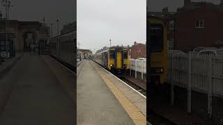 156488 departing Saltburn for Darlington on the 51124 saltburn darlington train class156 [upl. by Lipsey31]