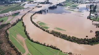 Maryborough Floods 27022022 106pm drone footage [upl. by Coke416]