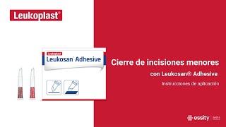 LEUKOPLAST Leukosan Adhesive  Cierre de incisiones menores [upl. by Tommie]