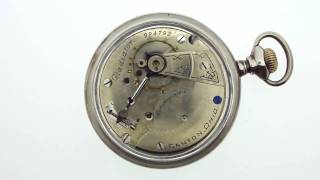 Hampden Gladiator Pocket Watch made in Canton Ohio circa 1893 [upl. by Nigle551]