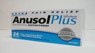 ANUSOL PLUS 24 Hemorrhoidal Suppositories Review [upl. by Ymereg]