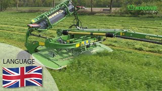 KRONE EasyCut TCTS trailed disc mowers [upl. by Eaned]