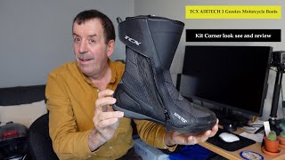 TCX Airtech 3 Goretex Motorcycle Boots Review [upl. by Yerffoeg]