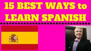 15 BEST WAYS TO LEARN SPANISH ONLINE  Which One Is Your Favorite [upl. by Leiba562]