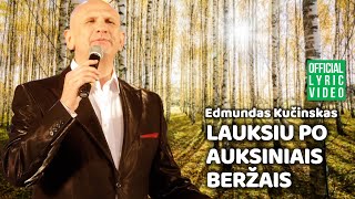 Edmundas Kučinskas  Lauksiu Po Auksiniais Beržais Official Lyric Video [upl. by Ahsiek]