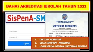 CARA MENGETAHUI DATA AKREDITASI SEKOLAH DAN CETAK SERTIFIKAT AKREDITASI [upl. by Howe997]