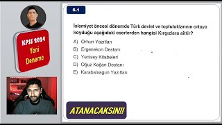 KPSSde İlk 5 Sorunun Dağılımı ile İlgili Sorular  Tarih  KPSS 2024 [upl. by Ahsote669]