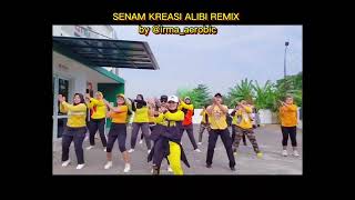 SENAM KREASI ALIBI REMIX  BY IRMA AEROBIC [upl. by Ardnuaed]