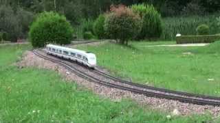 Fastest GScale Train on Youtube  ICE3  Miniwelt Lichtenstein Germany [upl. by Lizned]