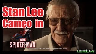 Stan Lee Cameo in SpiderMan PS4 got me right in my feelers [upl. by Brunell726]