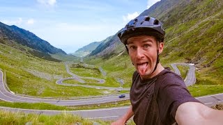 Summit Cycling on the Transfăgărășan Highway The Best Road in the World Romania  EP 22 [upl. by Elletsirhc474]