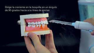 ¿Cómo utilizar el irrigador dental de Apiker FC169 Español [upl. by Wes]