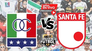 Once Caldas 0 vs Santa Fe 0  Cuadrangulares fecha 3  Liga I 2024 [upl. by Dustin]