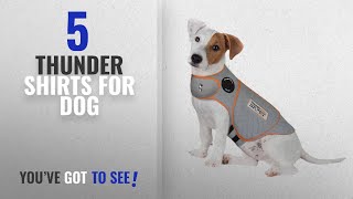 Top 5 Thunder Shirts For Dog 2018 Best Sellers Thundershirt SPORT Dog Anxiety Jacket Platinum [upl. by Araldo]