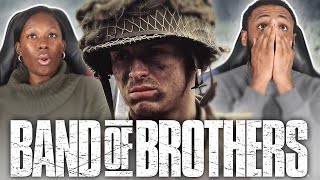 OUR FIRST TIME WATCHING BAND OF BROTHERS EP 2 WAS HORRIFYING [upl. by Ilysa]