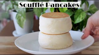 Fluffy Japanese Souffle Pancakes Recipe  Extended version with tutorial [upl. by Arrehs33]