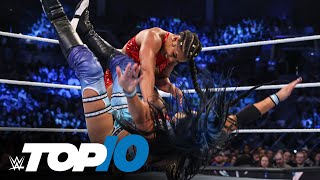 Top 10 Friday Night SmackDown moments WWE Top 10 Feb 9 2024 [upl. by Hadihahs]