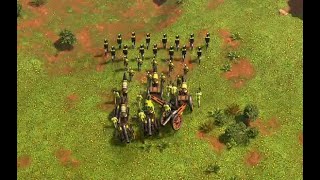 French Old Guard  The Real Standing Army  2v2 Hardest AI  Age of Empires 3 Definitive Edition [upl. by Gibrian901]