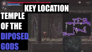 The Last Faith KEY LOCATION  Temple Of The Deposed Gods   Easy and Fast Guide  Jailors Key [upl. by Namsu820]