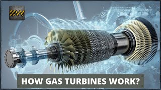 How Gas Turbines Work Detailed Video [upl. by Thagard29]