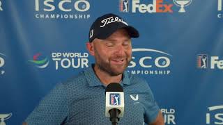 Andy Sullivan Thursday Flash Interview 2024 ISCO Championship [upl. by Hafeetal]