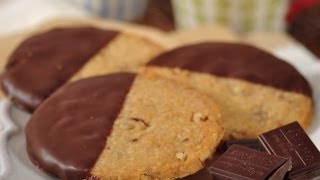 Pecan Shortbread Cookies Recipe Demo  Joyofbakingcom [upl. by Norred]