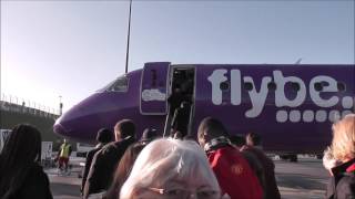 Flybe BE3005 Birmingham BHX  Paris CDG Embrarer E195 Cathay Pacific Codeshare [upl. by Elissa]