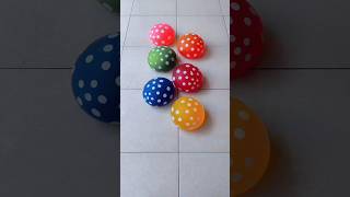 Popping Pink Polkadot Balloons Reverse Video [upl. by Oicaro]