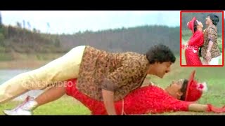 Chiranjeevi Trinetrudu Movie Video Songs  Lovely Lakumuki [upl. by Wyne]