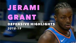 Jerami Grant Defensive Highlights  201819 [upl. by Orlena]