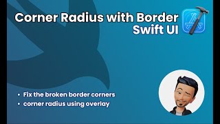 Corner radius with border in Swift UI TextField Button Text etc Explained by CharlesRealm [upl. by Mack]