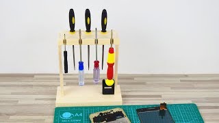 How to make a Magnetic Screwdriver Holder [upl. by Aneelas]