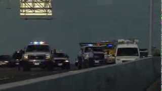 RAW VIDEO NineCar Pileup On Expressway 83 [upl. by Ginevra]