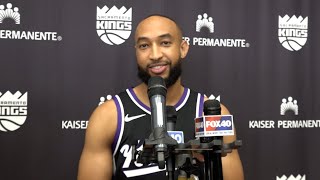 Sacramento Kings Media Day  Jordan McLaughlin talks trade to Sacramento [upl. by Trauner]