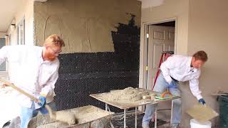 How to apply stucco for weekend warriors [upl. by Adnilam]