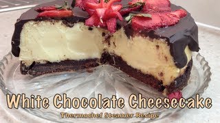 Steamed White Chocolate Cheesecake Thermochef Recipe cheekyricho [upl. by Rupert997]